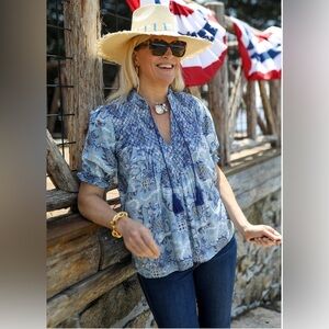 Ck Bradley Cayman Top in Frolic Steel